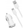 Chargeur de voiture Inkax CD-12 Type-C - Blanc
