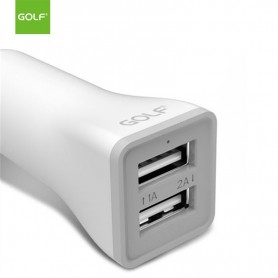 Chargeur GOLF Double sortie USB 2,1a 1A
