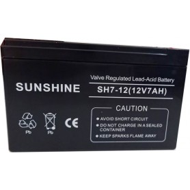 Batterie SUNSHINE pour Onduleur SH7-12 (12V/7Ah)