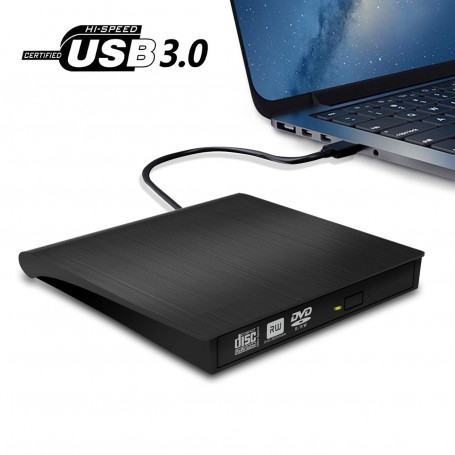 Generic Lecteur et Graveur externe USB 3.0 Pop-up Mobile External