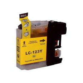 Cartouche Adaptable Brother LC123 / YELLOW