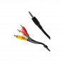 CABLE JACK TO 3RCA 1.5M