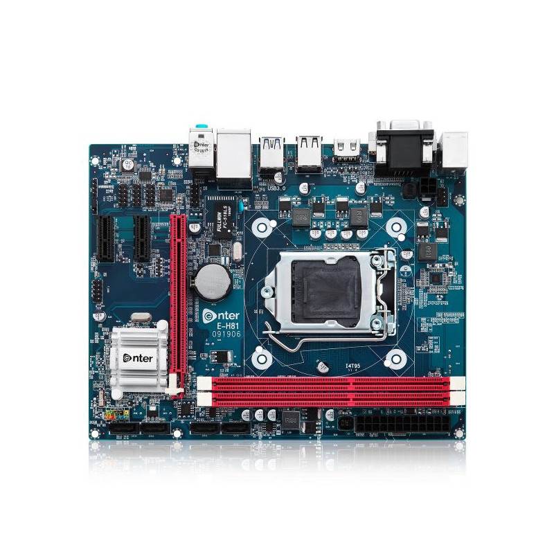 ENTER CARTE MERE E-H81 DDRIII LGA 1150 4éme Gén.I3/I5/I7