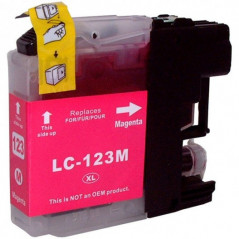 Cartouche pour imprimante Brother LC123 MAGENTA