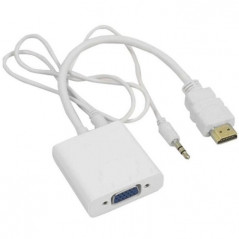 ADAPTATEUR HDMI To VGA WITH JACK