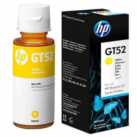 HP BOUTEILLE COULEUR GT52 YELLOW ORIGINAL