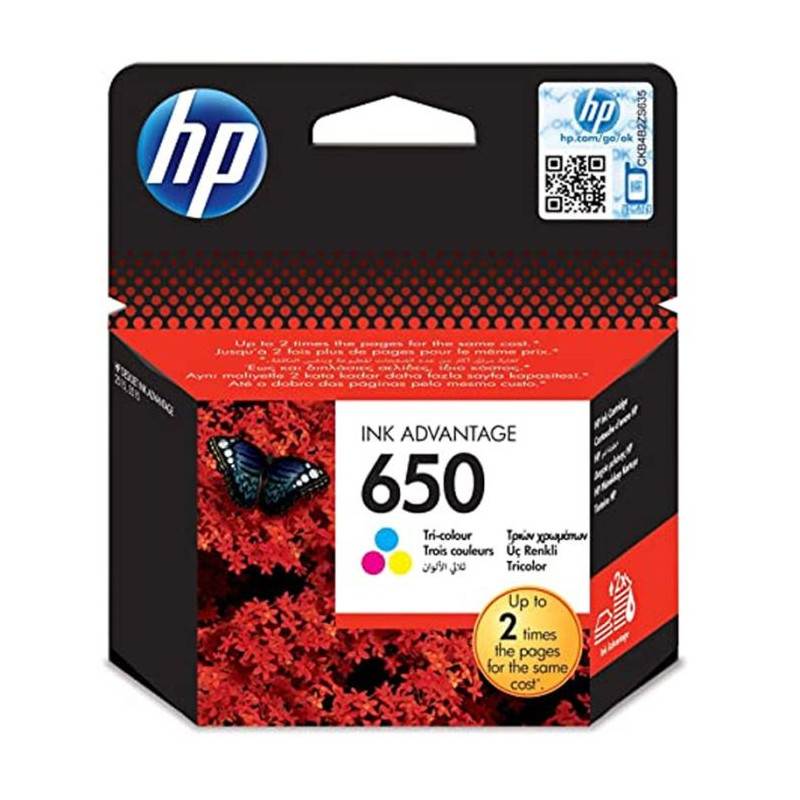 CARTOUCHE D'ORIGINE HP 650 Couleur