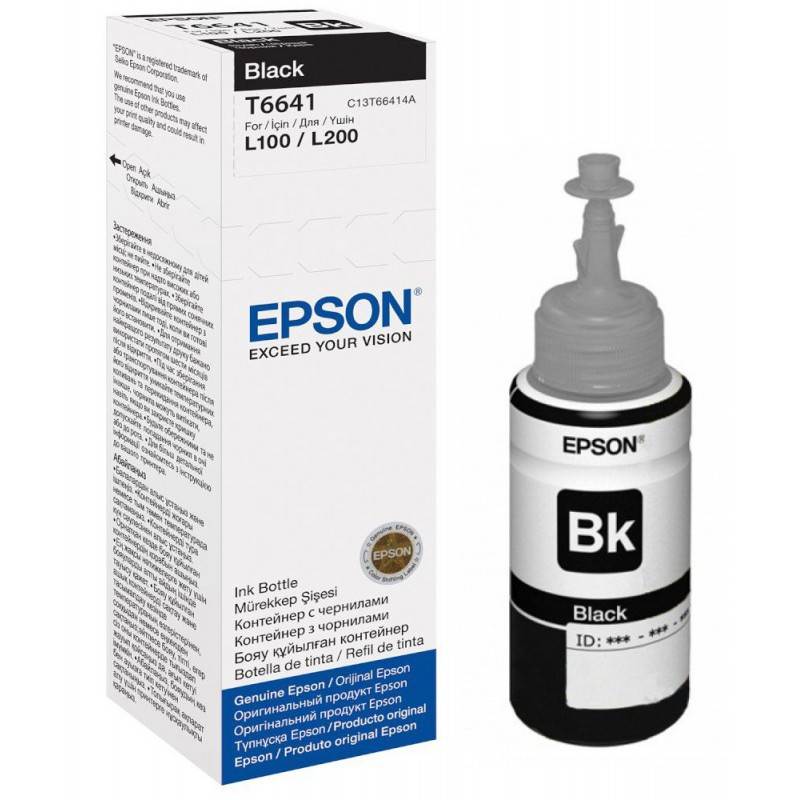 EPSON T6641 BLACK 70ML /L1300/L3060/L3070