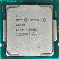 CPU Intel Pentium Gold G6400 TRAY - 4.00 GHz - Socket LGA 1200