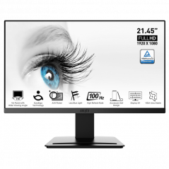 ECRAN MSI PRO MP223 21.5'' FHD 100HZ HDMI/VGA