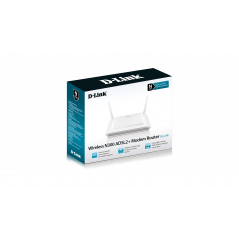 D-LINK Router ADSL2/2+ 11 N300Mbps with 4x10/100mbps LAN ports,5dB-DSL