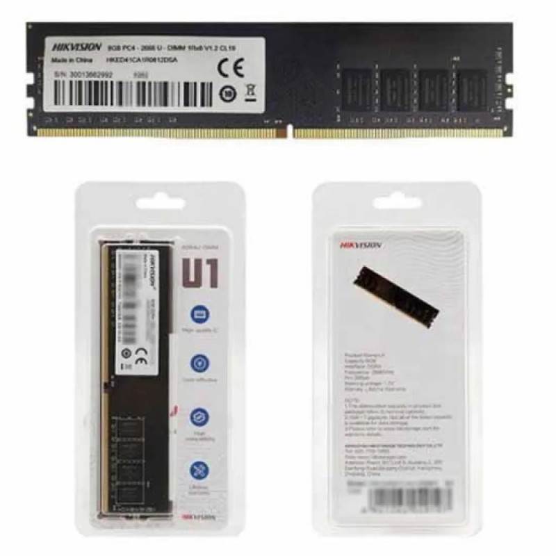 BARRETTE MEMOIRE UDIMM DDR3 8GB 1600MHZ HIKVISION