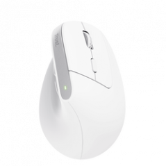 Bayo+ Multidevice Ergonomic Wireless Mouse - White