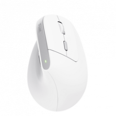 Bayo II Ergonomic Wireless Mouse - White