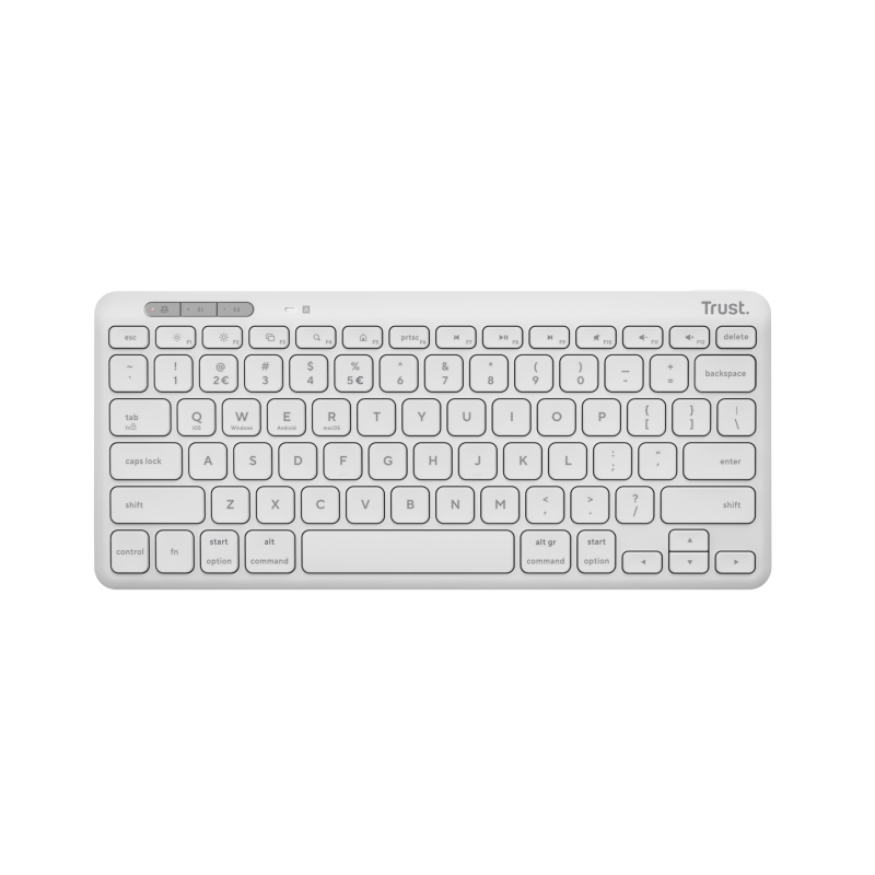 Lyra Compact Wireless Keyboard - White