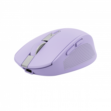 Ozaa Compact Multi-Device Wireless Mouse - Purple