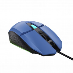 TRUST GXT 109B Felox Souris Gaming USB bleu