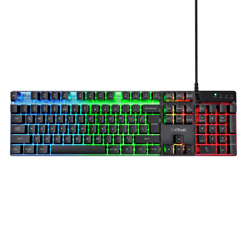 TRUST Gaming GXT 835 Azor Clavier Gamer USB AZERTY