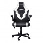 TRUST GXT 703W RIYE CHAISE GAMING BLANC/NOIR