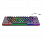 TRUST GXT 867 Mini clavier gaming USB mécanique avec éclairage RGB