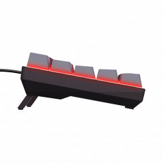 TRUST GXT 867 Mini clavier gaming USB mécanique avec éclairage RGB