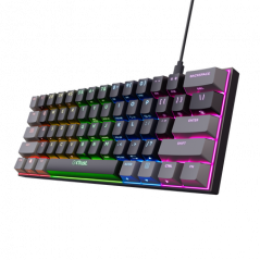 TRUST GXT 867 Mini clavier gaming USB mécanique avec éclairage RGB