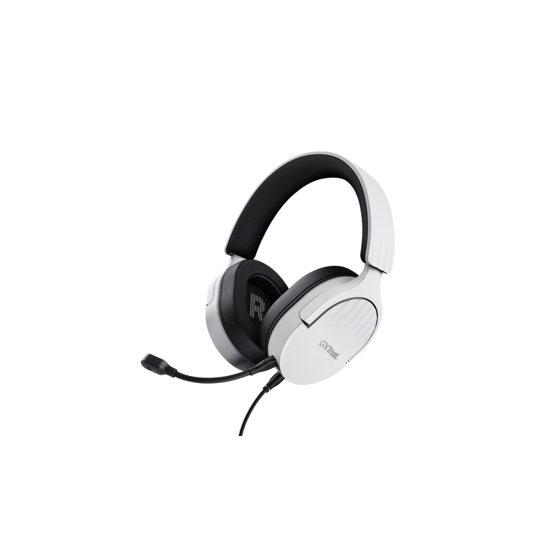 TRUST GXT 489W FAYZO MICRO CASQUE GAMING JACK  BLANC