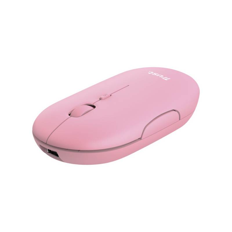 Souris Sans Fil TRUST PUCK ULTRA FINE Rechargeable - Rose