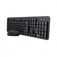 Ensemble Souris et Clavier Sans Fil TRUST Ody II AZERTY Français USB - Noir