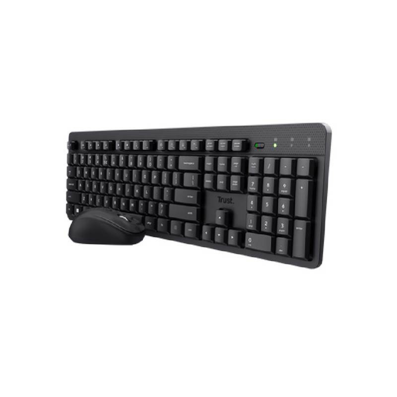 Ensemble Souris et Clavier Sans Fil TRUST Ody II AZERTY Français USB - Noir