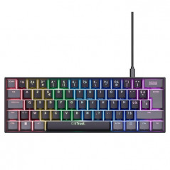 Mini Clavier Gamer Filaire Mécanique TRUST ACIRA GXT867 - Noir