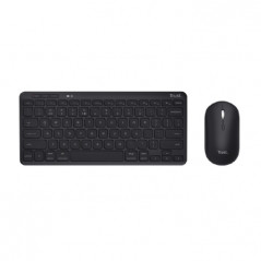 Ensemble Souris et Clavier Sans Fil TRUST LYRA Rechargeable - Noir