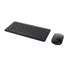 Ensemble Souris et Clavier Sans Fil TRUST LYRA Rechargeable - Noir