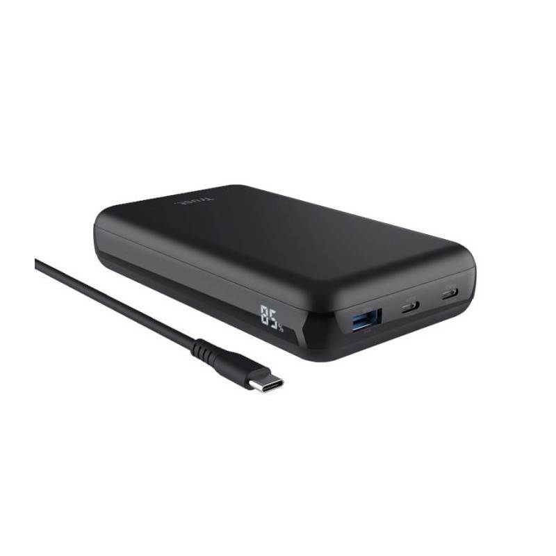 Power Bank TRUST LARO Pour PC 100 W - Noir