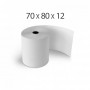 Rouleaux Papier Thermique 80 x 70 mm 55 g/m²
