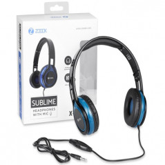 CASQUE MICRO FILAIRE ZOOOK SUBLIME AVEC MICRO ET BASSES SUPPLEMENTAIRES