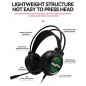 T-WOLF-H130 Microphone Casque de Jeux Filaire USB+ jack Avec LED RGB