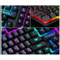 T-WOLF T20 Clavier Mécuanique Gaming Azerty USB rétro-éclairage RGB