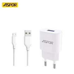 Chargeur Aspor A818 2.4A Micro USB