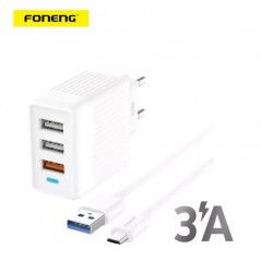 CHARGEUR SECTEUR FONENG 3A MICRO EU32