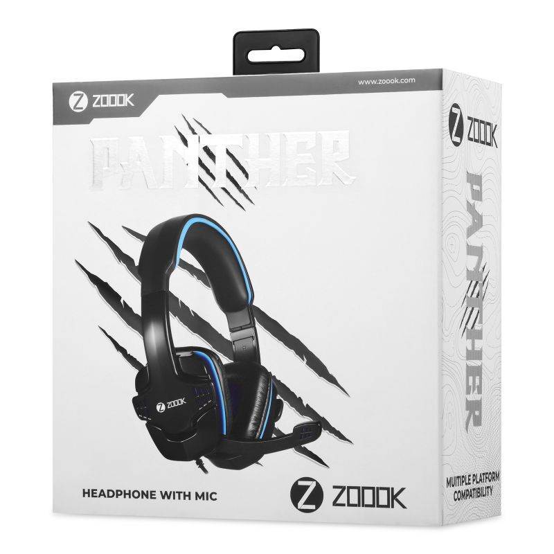 MICRO CASQUE GAMING ZOOOK PANTHER JACK (BLEU)