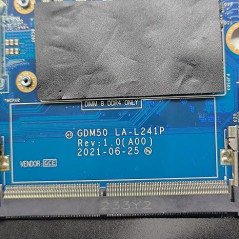 Carte mère GDM50 LA-L241P CPU i3 1115G4 pour Dell Inspiron 15 3510